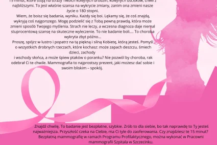 Rak piersi, to się bada !